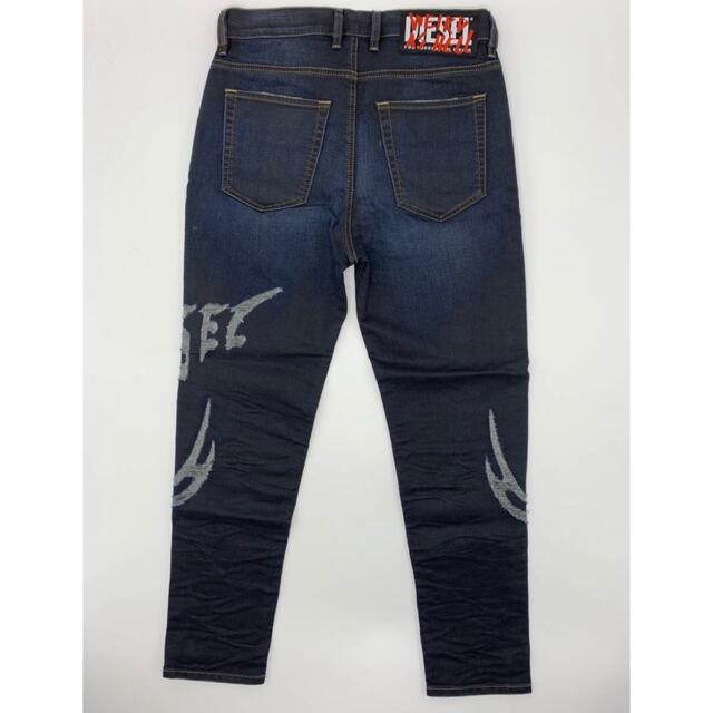 DIESEL クラッシュ加工ロゴ JOGG JEANS ジョグジーンズ W34 - デニム