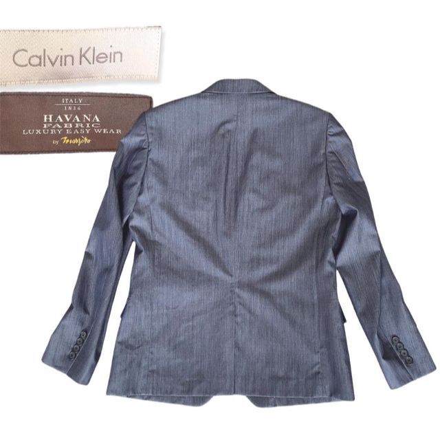 Calvin Klein(カルバンクライン)のCalvin KleinテーラードJKT日本製HAVANA FABRIC生地使用 メンズのジャケット/アウター(テーラードジャケット)の商品写真