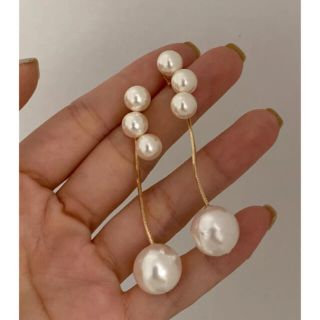 PI021 imitation  pearl pierce pair(ピアス)