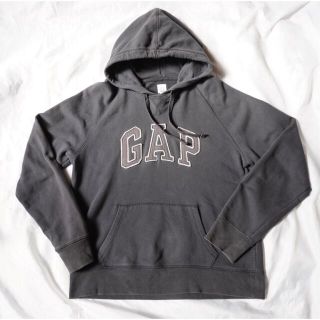 ギャップ(GAP)のGAP オールドギャップ パーカー ブラック L(パーカー)