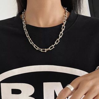 N002 silver chain necklace(ネックレス)