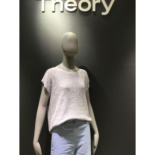 セオリー(theory)のセオリーのリネンツィードニット(ニット/セーター)