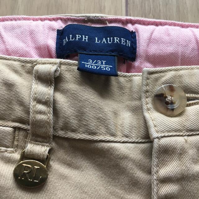 Ralph Lauren(ラルフローレン)のラルフローレン　コットンパンツ キッズ/ベビー/マタニティのキッズ服女の子用(90cm~)(パンツ/スパッツ)の商品写真