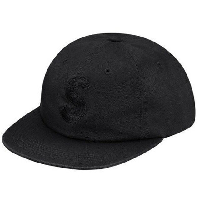 メンズSupreme Tonal S Logo 6-Panel Black CAP