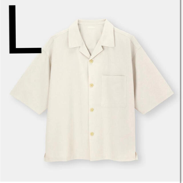 GU(ジーユー)のGU セットアップ ライトグレー カラーシャツ パンツ L M メンズ メンズのトップス(シャツ)の商品写真