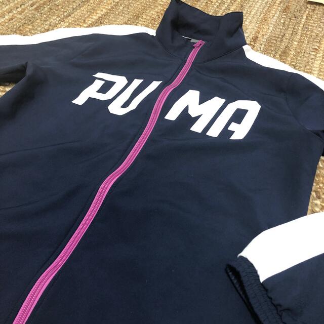 プーマ　puma ジャージ　セットアップ　ネイビー×ピンク　レディース