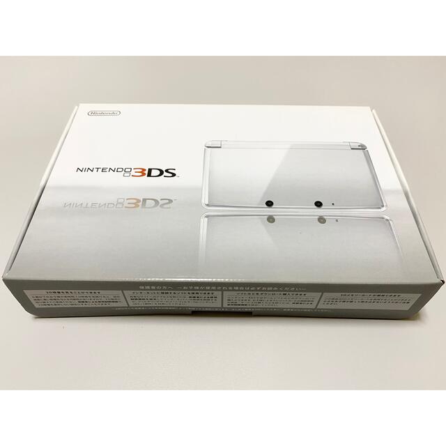 ニンテンドー3DS(ニンテンドー3DS)のNintendo 3DS 本体 アイスホワイト エンタメ/ホビーのゲームソフト/ゲーム機本体(携帯用ゲーム機本体)の商品写真