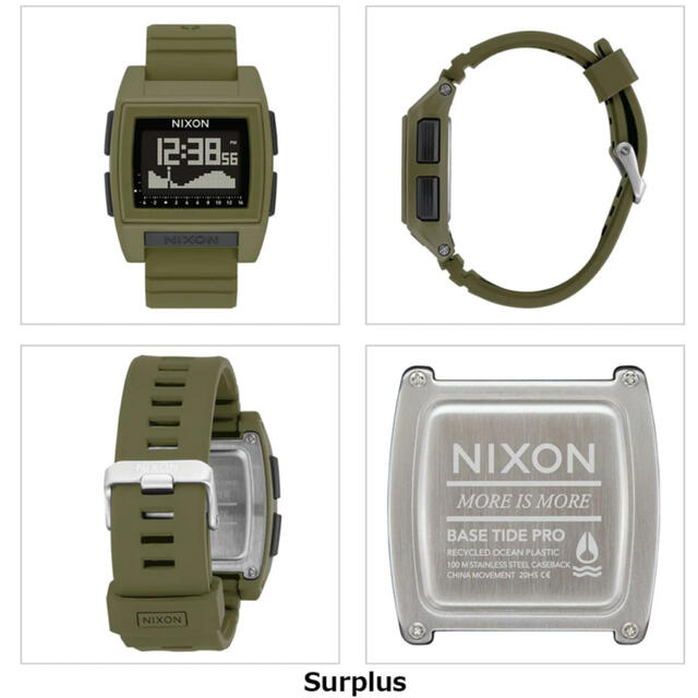 NIXON(ニクソン)のNIXON BASE TIDE PRO SURPLUS メンズの時計(腕時計(デジタル))の商品写真