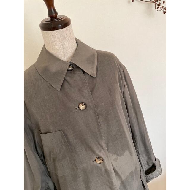 難あり【ジルサンダーJILSANDER】ゴム引きステンカラーコート ドイツ製