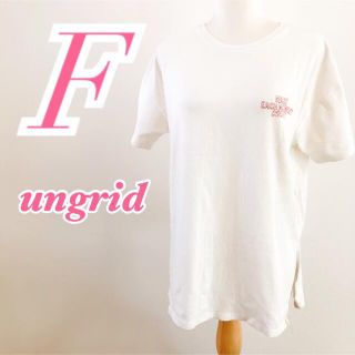 アングリッド(Ungrid)のungrid アングリッド 半袖Tシャツ シンプルカットソー カジュアル(Tシャツ(半袖/袖なし))