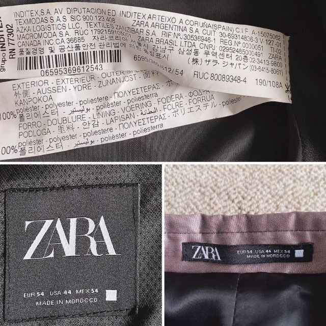 ZARA(ザラ)のZARA SATIN EFFECT BLAZER メンズのジャケット/アウター(テーラードジャケット)の商品写真
