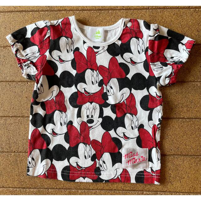 Disney(ディズニー)のディズニーベビー ミニーマウス 60-70cm ガールズ 半袖 Tシャツ キッズ/ベビー/マタニティのベビー服(~85cm)(Ｔシャツ)の商品写真