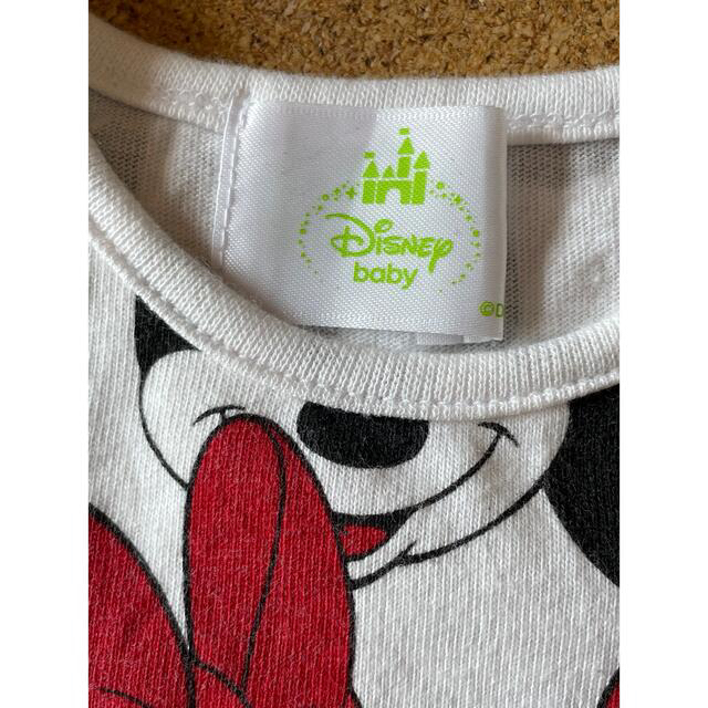 Disney(ディズニー)のディズニーベビー ミニーマウス 60-70cm ガールズ 半袖 Tシャツ キッズ/ベビー/マタニティのベビー服(~85cm)(Ｔシャツ)の商品写真