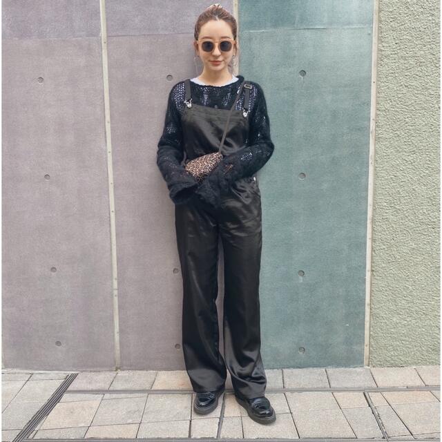 美品！MEME オーバーオール サロペット(BLACK)