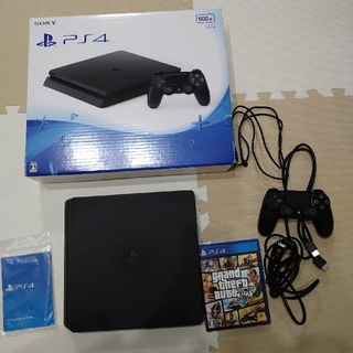 プレイステーション4(PlayStation4)のPS4本体　ソフト付(家庭用ゲームソフト)