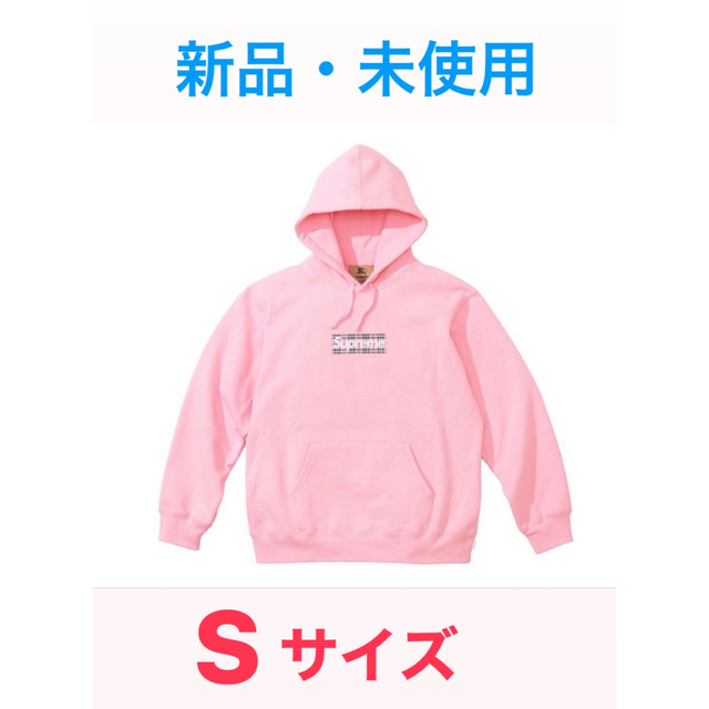 Supreme(シュプリーム)のシュプリーム バーバリー ボックスロゴ フーディ  新品未使用 メンズのトップス(パーカー)の商品写真