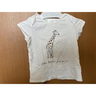 ネクスト(NEXT)のネクスト　半袖トップス　Tシャツ　きりん　白　73(Ｔシャツ)