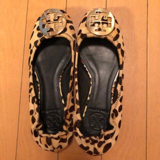 トリーバーチ(Tory Burch)のyt様専用　美品　トリーバーチ　レオパード　シューズ(バレエシューズ)