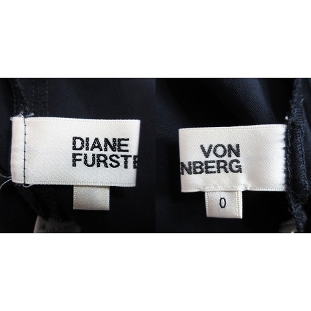 DIANE von FURSTENBERG(ダイアンフォンファステンバーグ)のダイアンフォンファステンバーグ パンツ テーパード アンクル丈 タック 0 紺 レディースのパンツ(その他)の商品写真