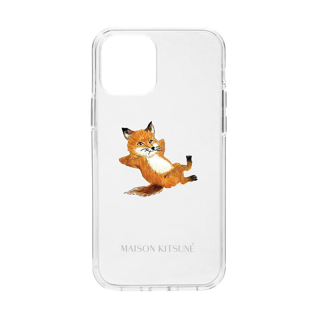 MAISON KITSUNE'(メゾンキツネ)のメゾンキツネ Chillax Fox iPhone12/12Pro (クリア) スマホ/家電/カメラのスマホアクセサリー(iPhoneケース)の商品写真