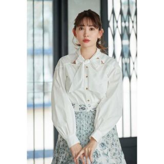 ハーリップトゥ(Her lip to)のFront Bow Poplin Blouse(シャツ/ブラウス(長袖/七分))