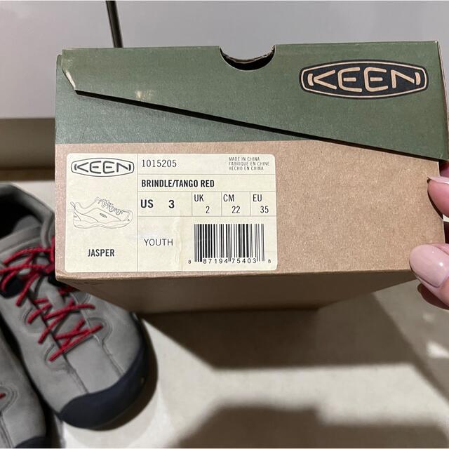 KEEN(キーン)のまいぷに様専用【美品】KEEN キッズスニーカー　JASPER 22センチ キッズ/ベビー/マタニティのキッズ靴/シューズ(15cm~)(アウトドアシューズ)の商品写真