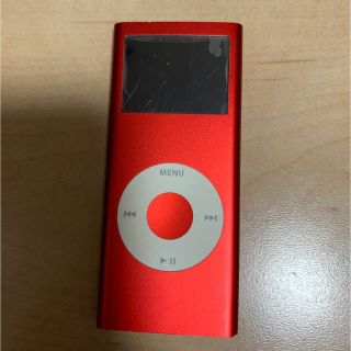 アイポッド(iPod)のiPod 4GB 赤(ポータブルプレーヤー)