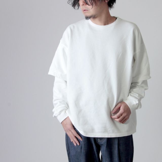 WELLDER Layered Sleeves Crewneck