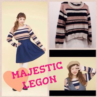 マジェスティックレゴン(MAJESTIC LEGON)のマジェ❤️新作フェザーヤーンニット(ニット/セーター)