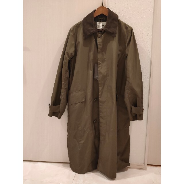 新品　Barbour バブアー ブレステッド ステンカラー コート カーキ