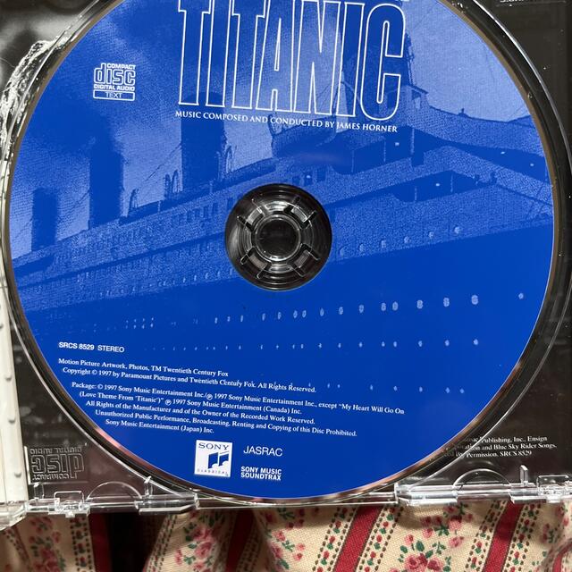 SONY(ソニー)のタイタニックCD エンタメ/ホビーのCD(映画音楽)の商品写真