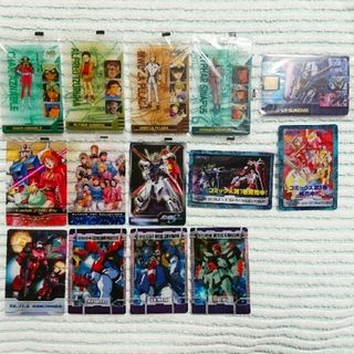 BANDAI - 森永 ガンダムウエハース カード 14点 セット おまけ付 BANDAI - 森永 ガンダムウエハース カード 14点 セット おまけ付