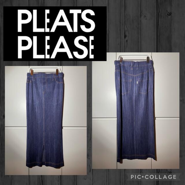 PLEATS PLEASE フェイクデニム風パンツ プリーツプリーズ | www.tspea.org