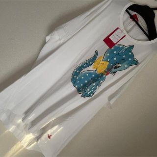 ヴィヴィアンウエストウッド(Vivienne Westwood)のヴィヴィアンウエストウッド ロングTシャツワンピース(ひざ丈ワンピース)