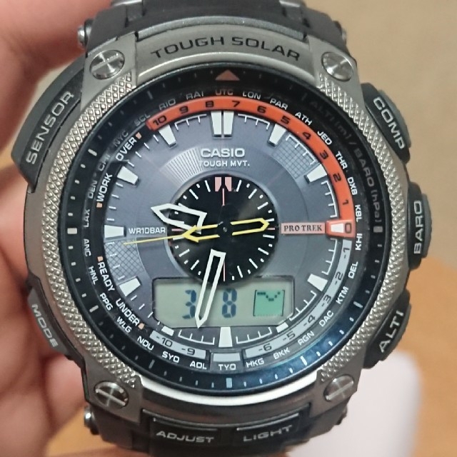 CASIO(カシオ)のCASIO PROTREK prw-5000 電波ソーラー メンズの時計(腕時計(デジタル))の商品写真