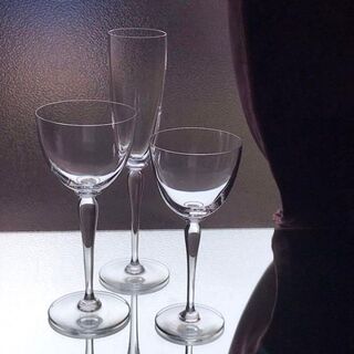 美しいアンティークサンルイSt LouisアマデウスAmadeusワイングラスグラス/カップ