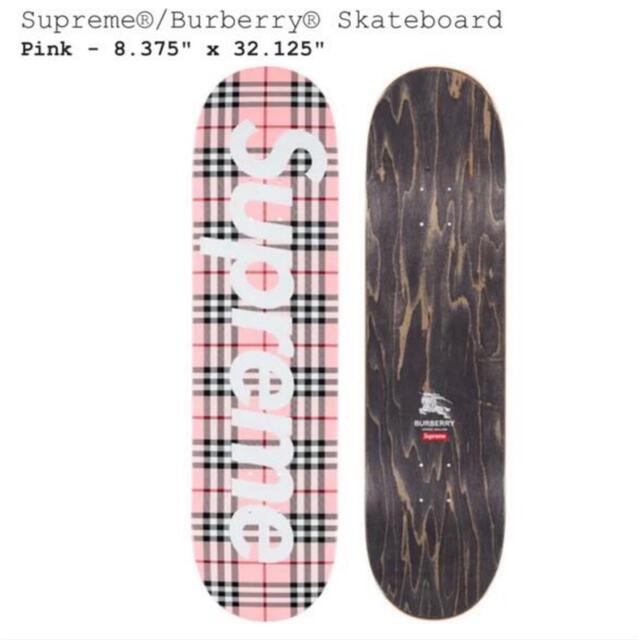 Supreme(シュプリーム)のSupreme®/Burberry® Skateboard スポーツ/アウトドアのスポーツ/アウトドア その他(スケートボード)の商品写真