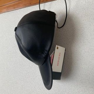 COMOLI - NICENESS horse&deer leather cap