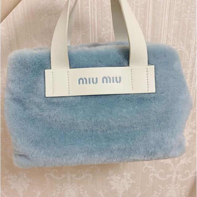 miumiu♡モコモコハンドバッグ