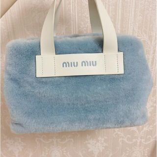 ミュウミュウ(MIU MIU)のmiumiu♡モコモコハンドバッグ(ハンドバッグ)