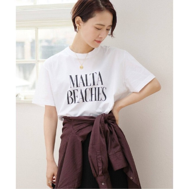 Spick & Span(スピックアンドスパン)の3/20まで　spick&span【Cabana】MALTA BEACHES T レディースのトップス(Tシャツ(半袖/袖なし))の商品写真