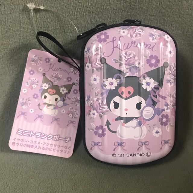 サンリオ(サンリオ)のサンリオ クロミちゃん💜ミニ トランク型   モバイル  ポーチ💜 スマホ/家電/カメラのスマホアクセサリー(その他)の商品写真