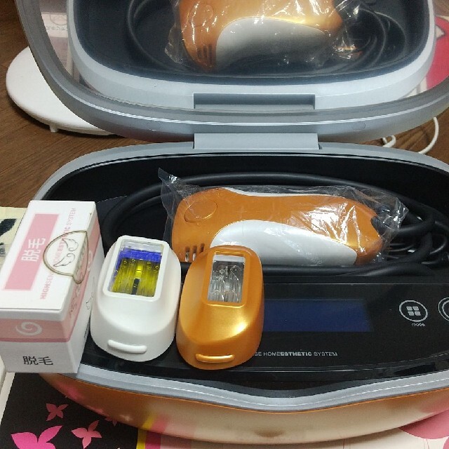 激安の 値下げ 未使用に近い ケノン カートリッジ3台付き 脱毛 美顔