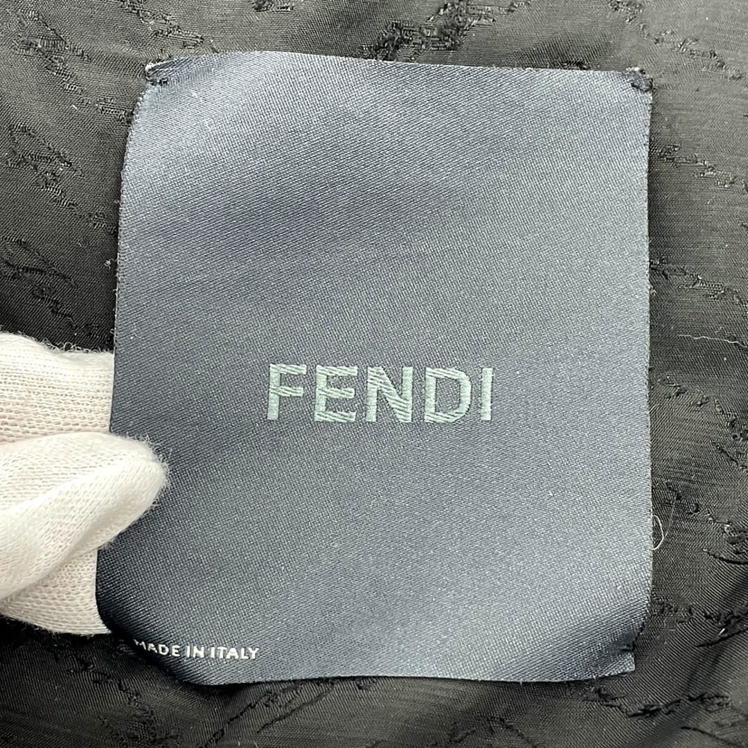 FENDI(フェンディ)のフェンディ FENDI 2021年モデル 毛皮 ショート丈 ボレロ ジャケット ミンク ブラック 美品 レディースのトップス(パーカー)の商品写真