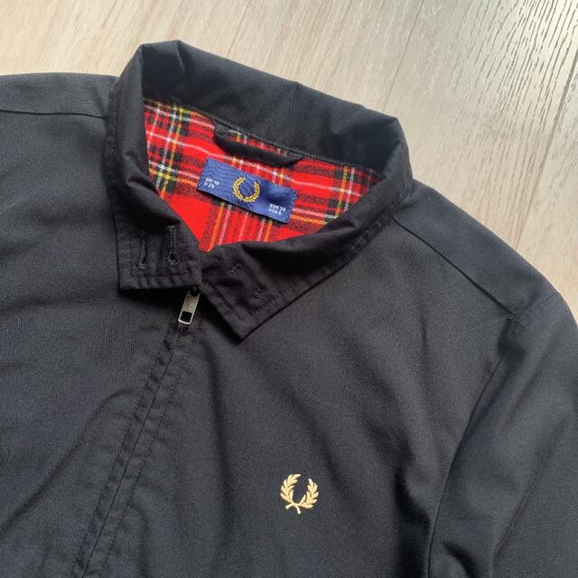 【フレッドペリー】FRED PERRY スイングトップ ブラック×赤チェック 1