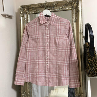 バーバリー(BURBERRY)のBurberry pink check shirt(シャツ/ブラウス(長袖/七分))