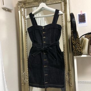 アニエスベー(agnes b.)のagnes b denim overall(ミニワンピース)