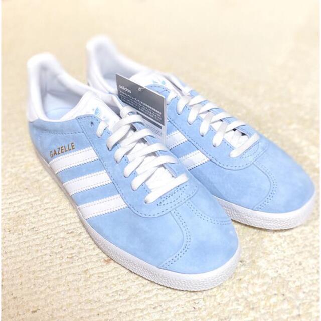 adidas - adidas gazelle スカイブルー 水色の通販 by co1987's adidas - adidas gazelle スカイブルー 水色の通販 by co1987's