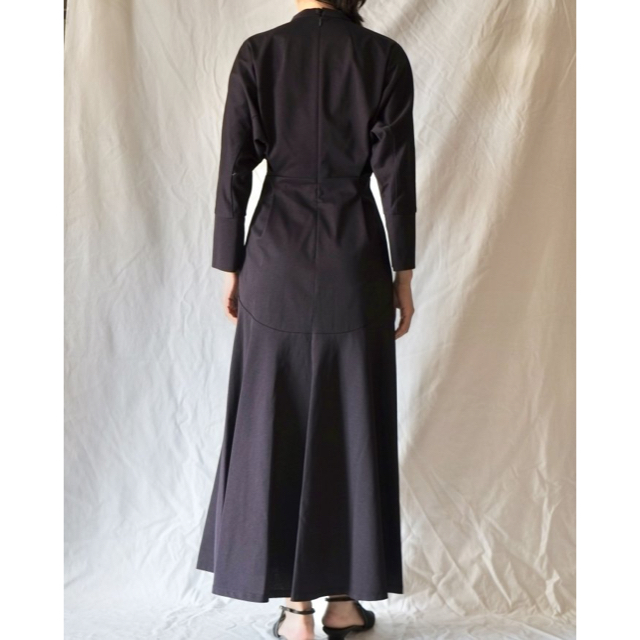 mame(マメ)のMame Kurogouchi Cotton Jersey Dress レディースのワンピース(ロングワンピース/マキシワンピース)の商品写真
