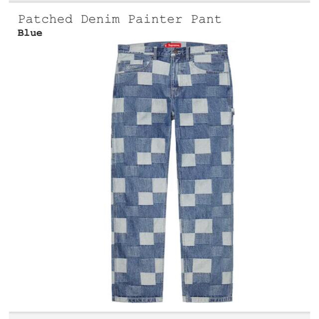 supreme Patched Denim painter pant